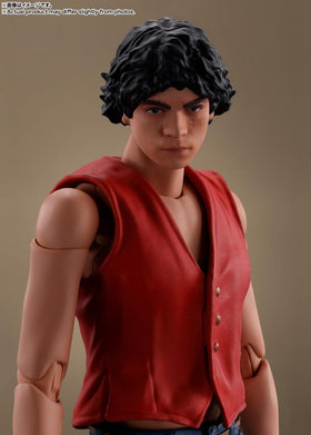 Tamashii Nations Luffy S.H.Figuarts right-hand set for dynamic attacks.