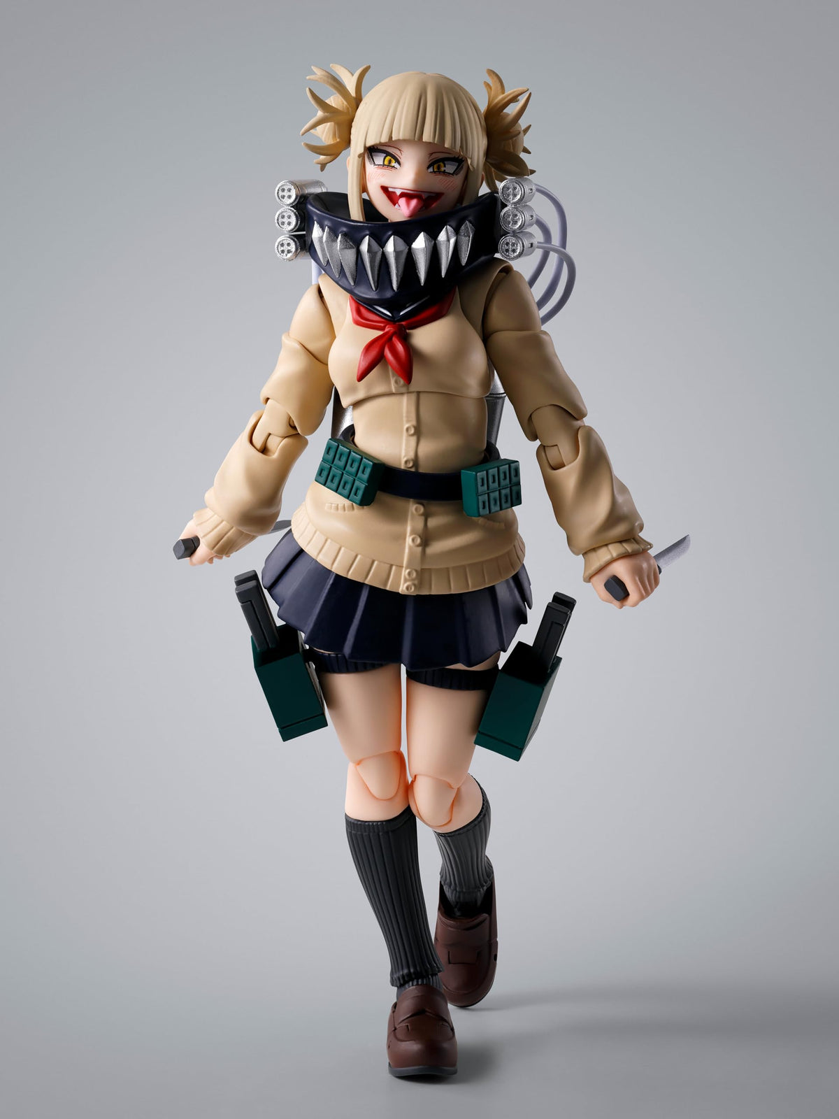 TAMASHII NATIONS Himiko Toga Shfiguarts hand parts enable expressive posing.