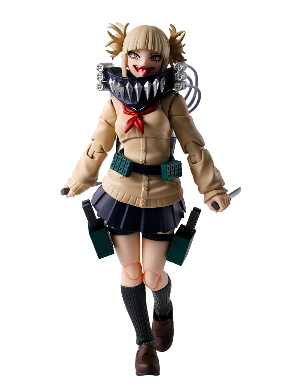 TAMASHII NATIONS MHA Himiko Toga Shfiguarts main body for dynamic display and pose versatility.