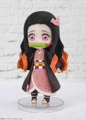 Nezuko figure with optional arms enables dynamic posing options.