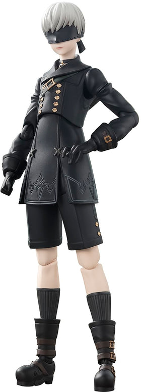 Tamashii Nations NieR: Automata 9S face variation without goggles for expressive display options