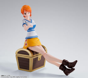 Tamashii Nations Nami Romance Dawn S.H.Figuarts expression-2 for dramatic reactions.