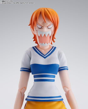 Tamashii Nations Nami Romance Dawn S.H.Figuarts weapon accessory for action poses.