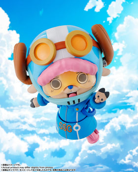 Chopper figure shown in dynamic display setup with accessories