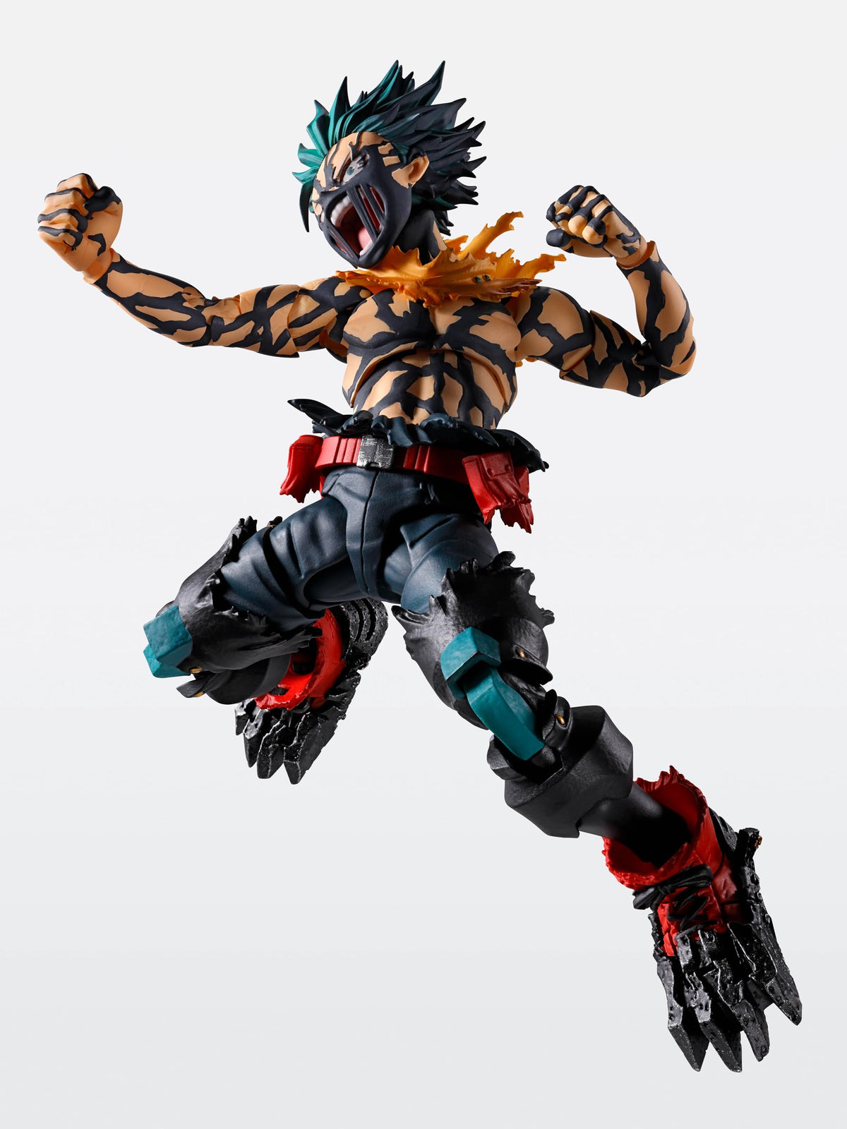 Tamashii Nations Overlay Deku S.H.Figuarts articulation enables iconic crouching poses