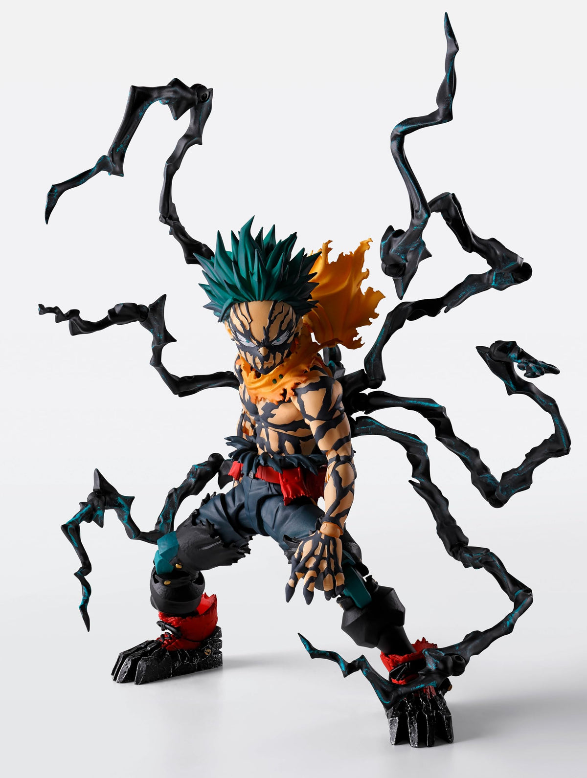 Tamashii Nations Overlay Deku S.H.Figuarts Blackwhip tendrils add dramatic action poses