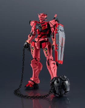 Tamashii Nations Red Gundam articulation frame shows smooth range of motion