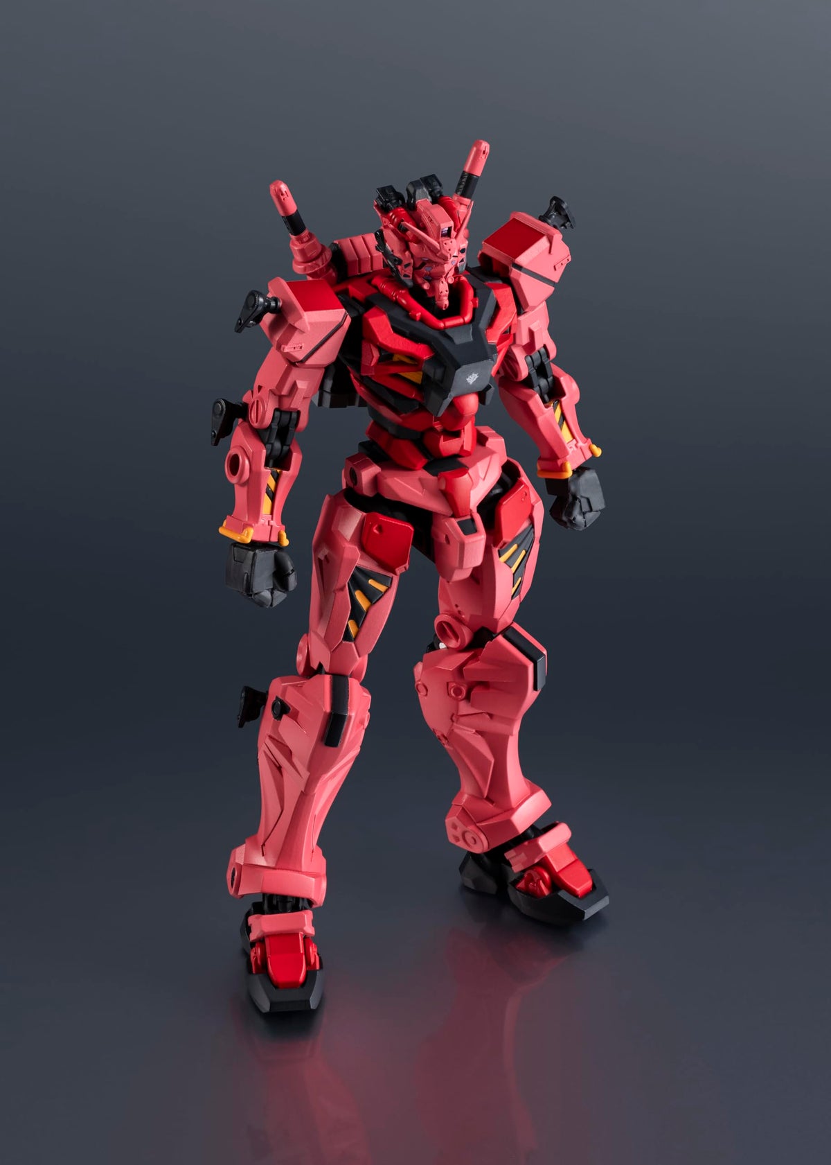 Tamashii Nations Red Gundam hammer accessory adds weight to poses