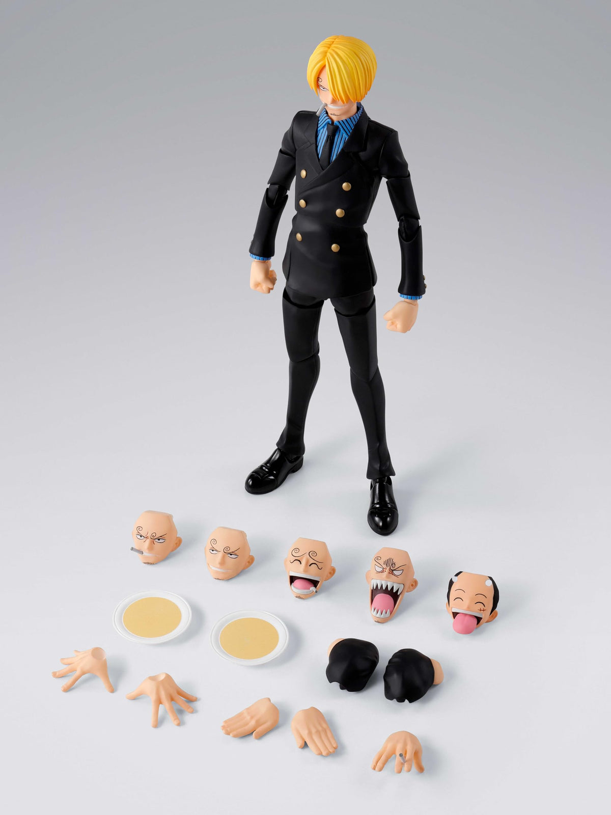 Tamashii Nations Sanji Romance Dawn expression part 4 for dramatic scenes