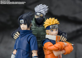 Tamashii Nations Sasuke Uchiha S.H.Figuarts licensing label confirms authenticity.