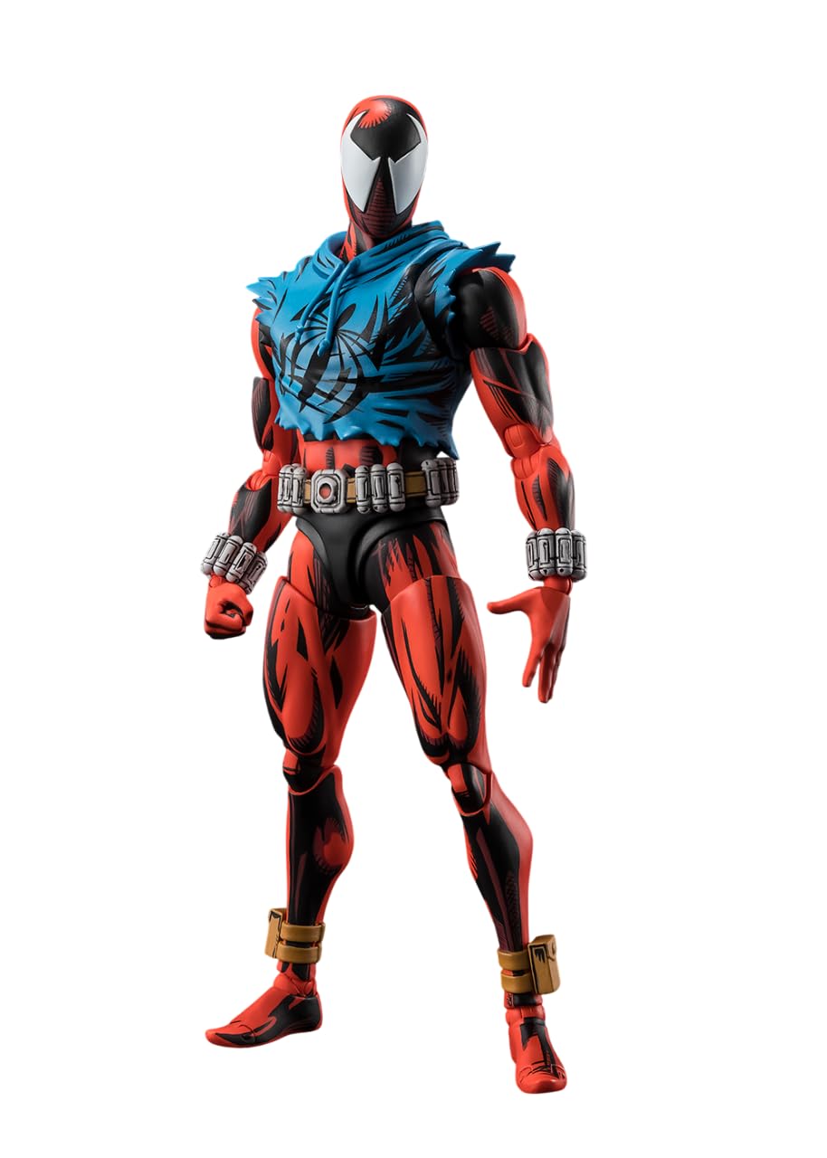 TAMASHII NATIONS Scarlet Spider S.H.Figuarts front view for dynamic posing