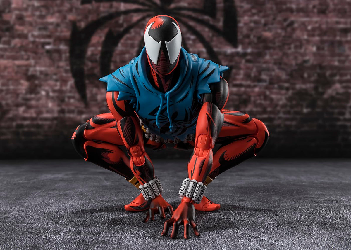 TAMASHII NATIONS Scarlet Spider S.H.Figuarts interchangeable heads for scene recreation