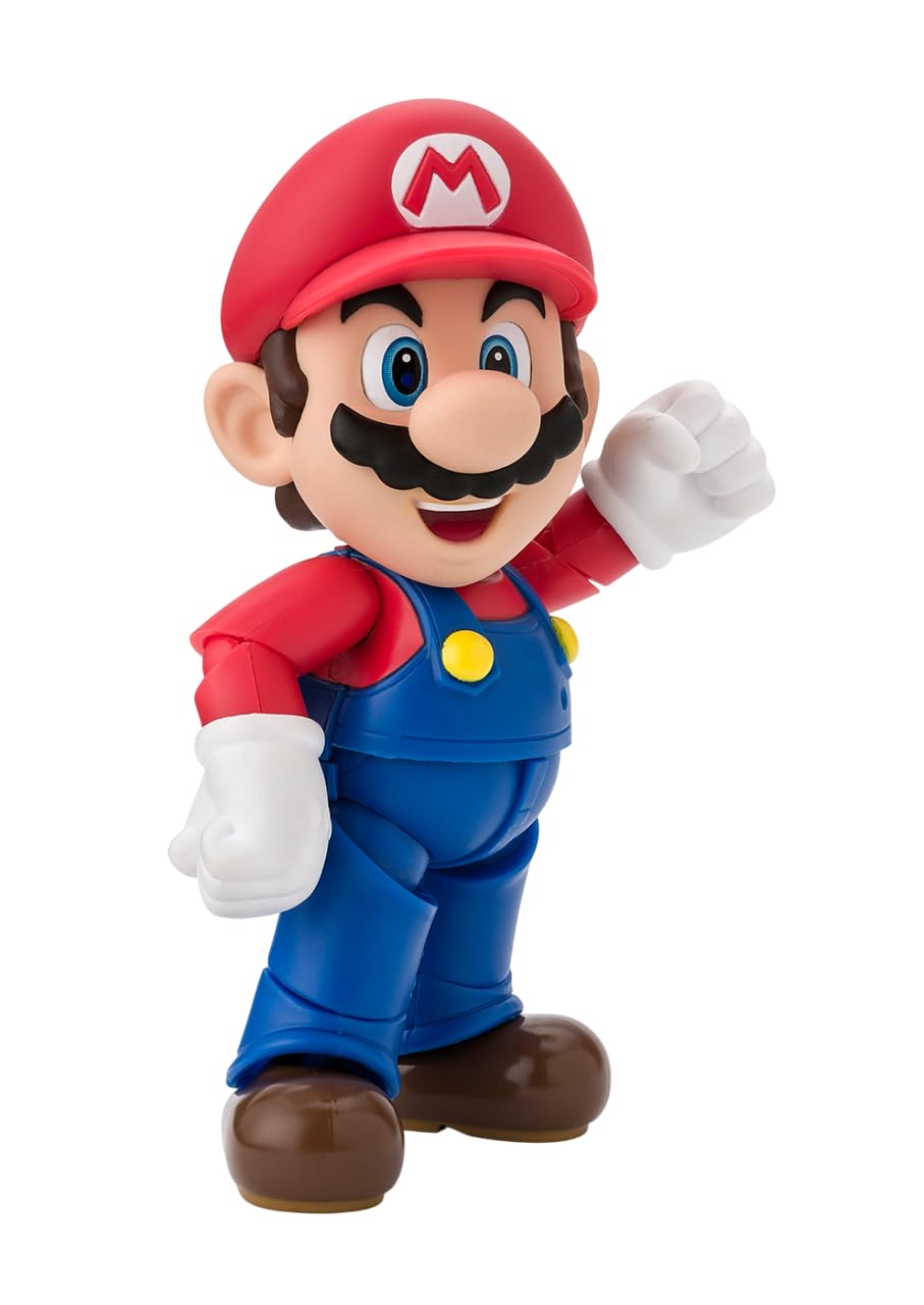 TAMASHII NATIONS Mario S.H.Figuarts action figure ready for dynamic posing