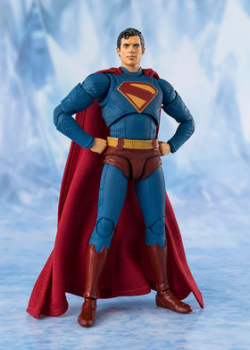 Tamashii Nations Superman S.H.Figuarts interchangeable head for varied expressions.