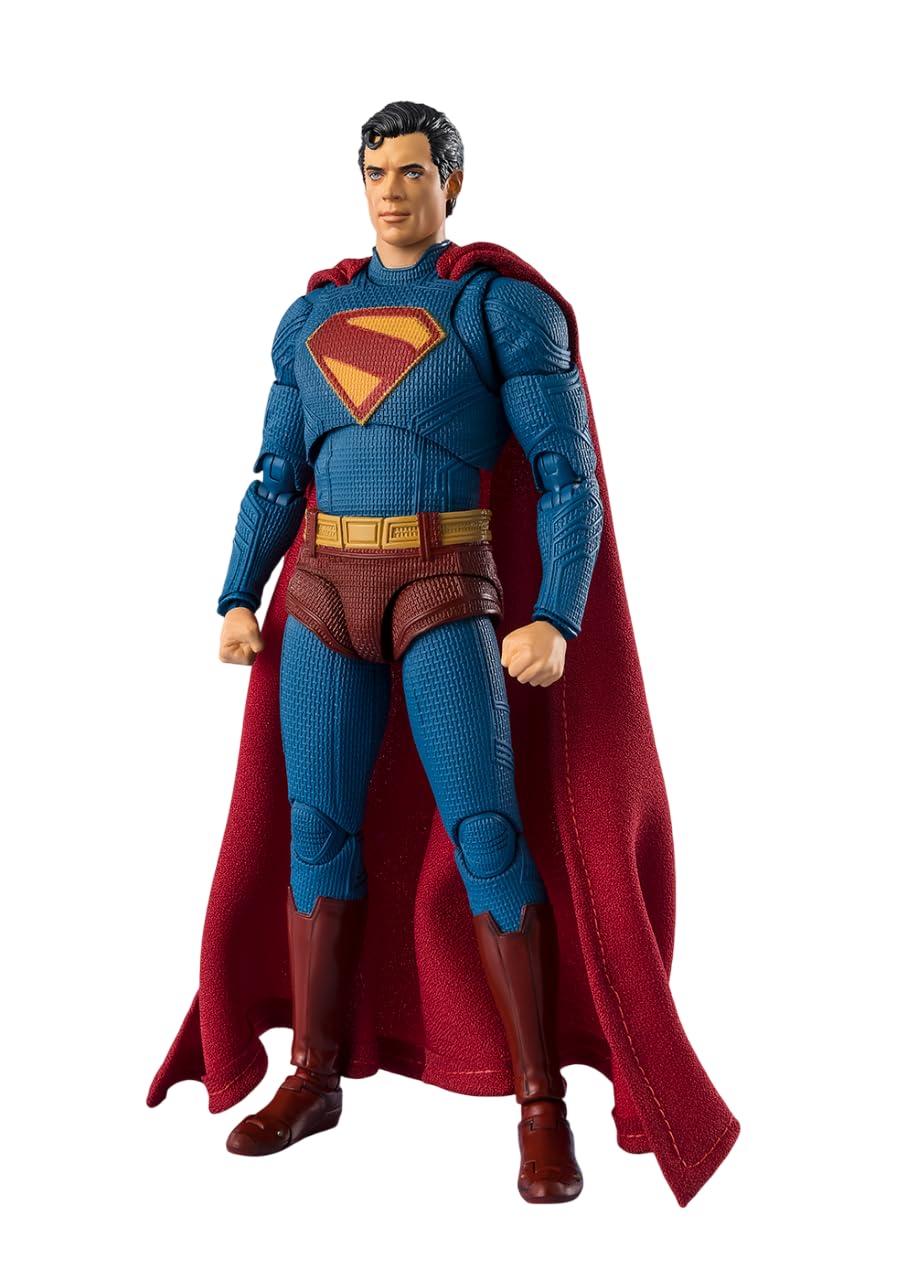 Tamashii Nations Superman S.H.Figuarts main body for versatile display options.