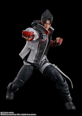 Tamashii Nations Jin Kazama hands, multiple swapping options for dynamic combat scenes.