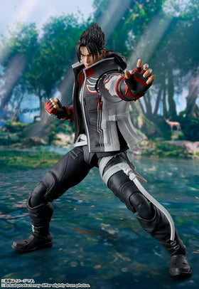 Tamashii Nations Tekken 8 packaging label, authentic licensing proof.