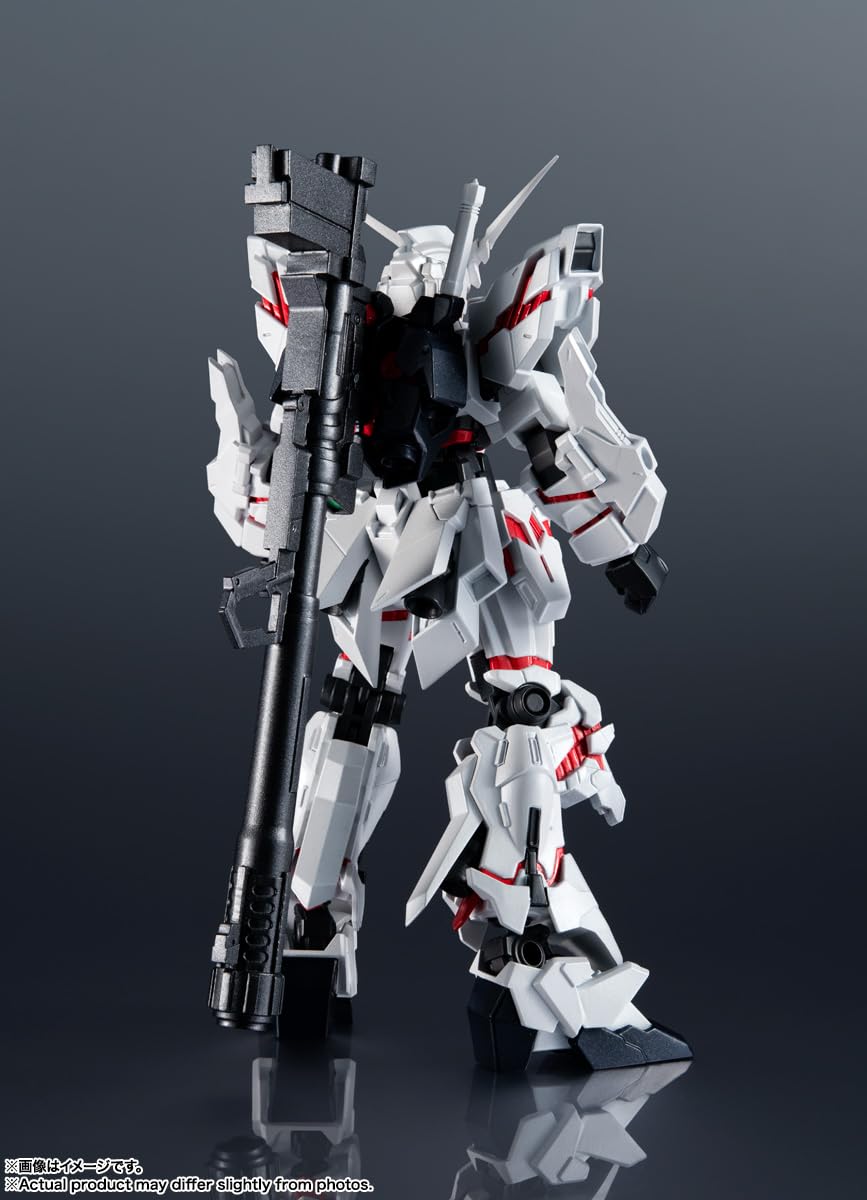 Tamashii Nations Unicorn Renewal beam magnum accessory for dramatic front view.