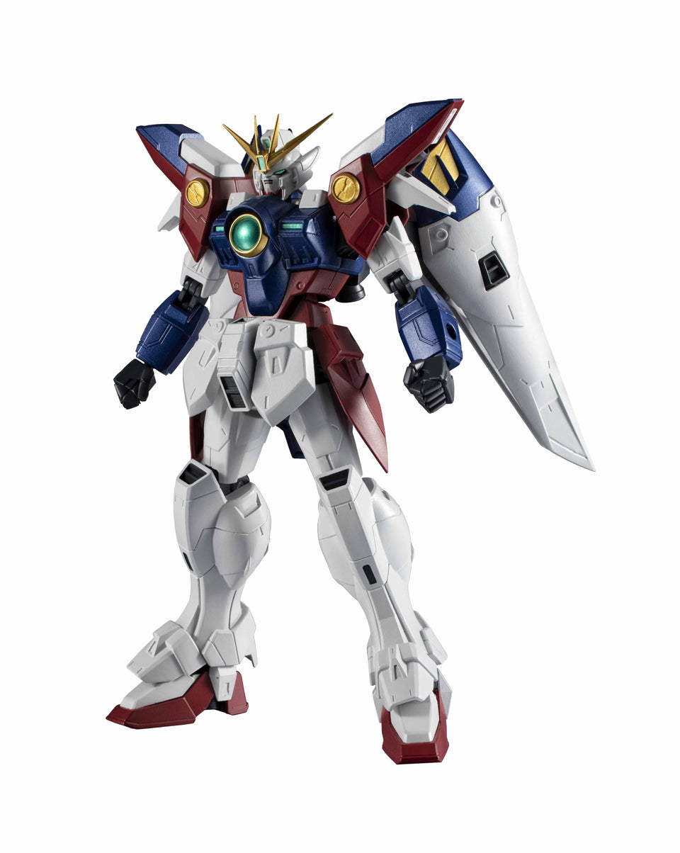 Tamashii Nations Wing Zero front view for dynamic display and poseability