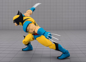 Tamashii Nations Wolverine GAMERVERSE open-hand claw parts enhance combat-ready display.