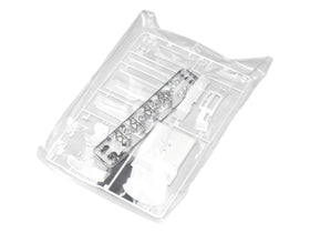 Tamiya Nissan Skyline GT-R V-Spec R34 parts layout helps plan steps efficiently.