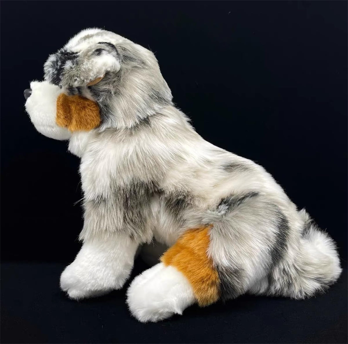 TAMMYFLYFLY Pugsly plush snuggle on bed suggests a perfect bedtime companion