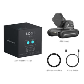 TangibleFuture LOOI 10W wireless charging keeps devices powered while you work.