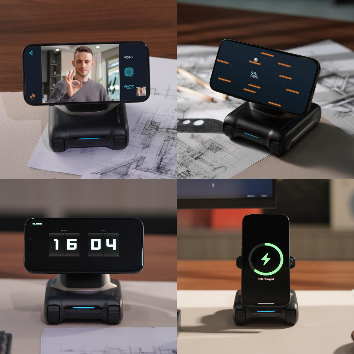TangibleFuture LOOI expressive animations convey emotion and engagement during use.