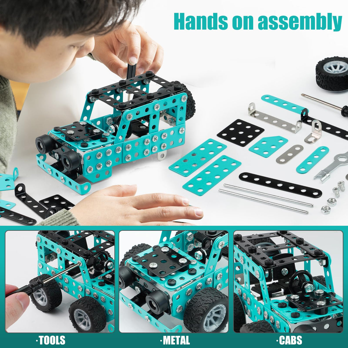 TANMGIN kit includes screws, nuts, and tools for confident assembly and practice.