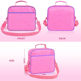 Tanmqin cartoon-pattern LeapFrog bag looks playful and kid-friendly.