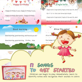 Child-friendly size and lightweight design of TantivyBo hand bells for easy grip.