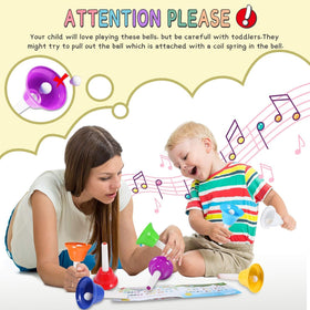 Family-friendly TantivyBo bells used in a learning activity setting.