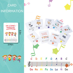 TantivyBo musical flash cards aid preschool practice and memory