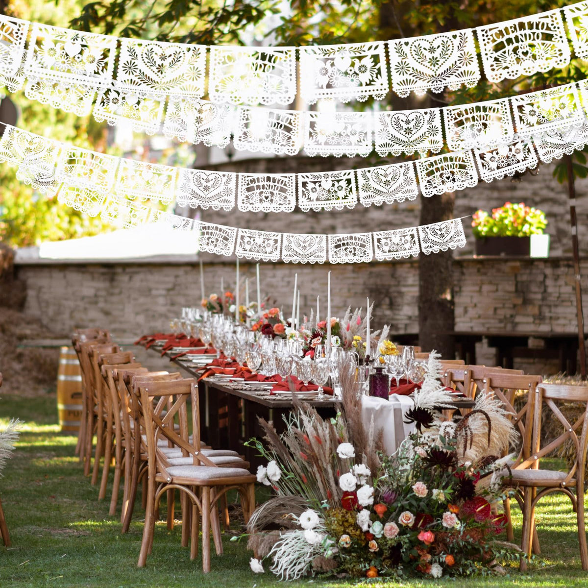 TaoBary cielito lindo banner mounted on wall or ceiling