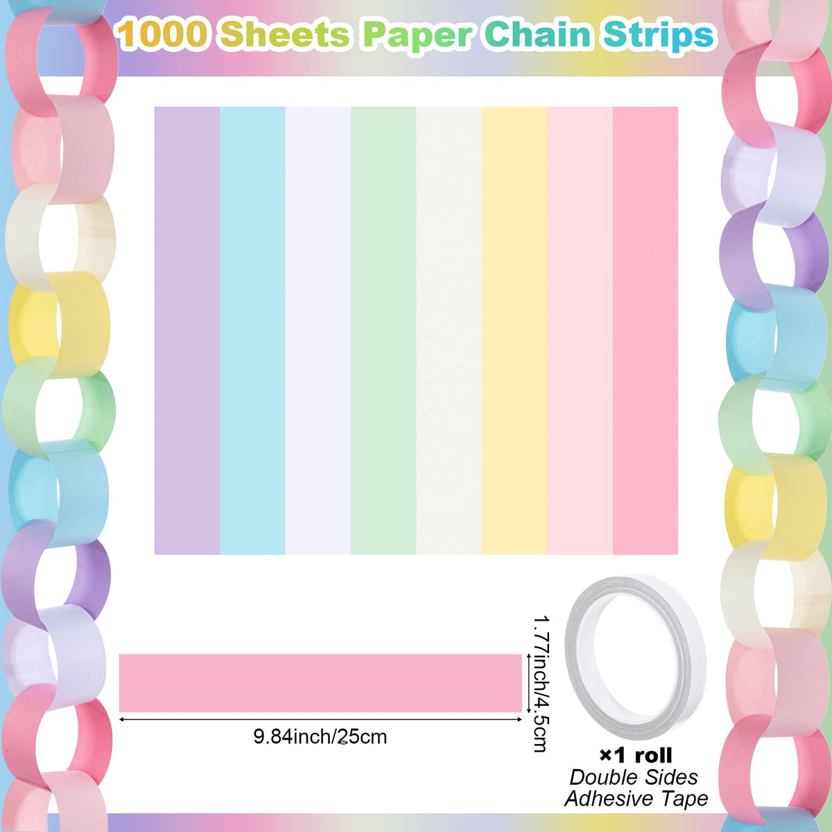 TaoBary double-sided tape roll for fast garland assembly.