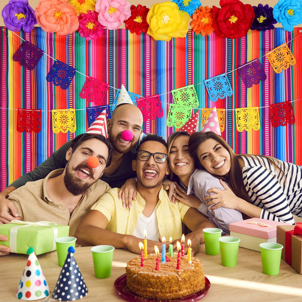 TaoBary Mexican-theme decoration set suitable for DIY layouts