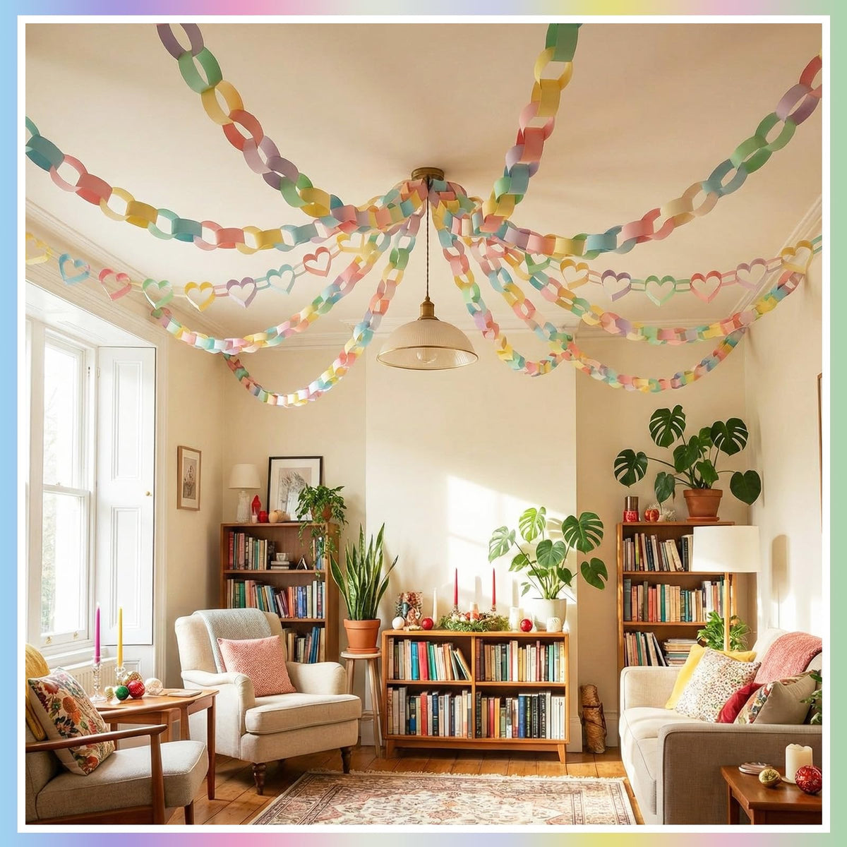 TaoBary eight-color set garland for DIY decorations.