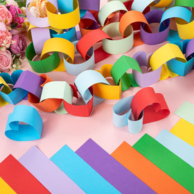 Taobary rainbow paper chain is safe with adult supervision for kids.