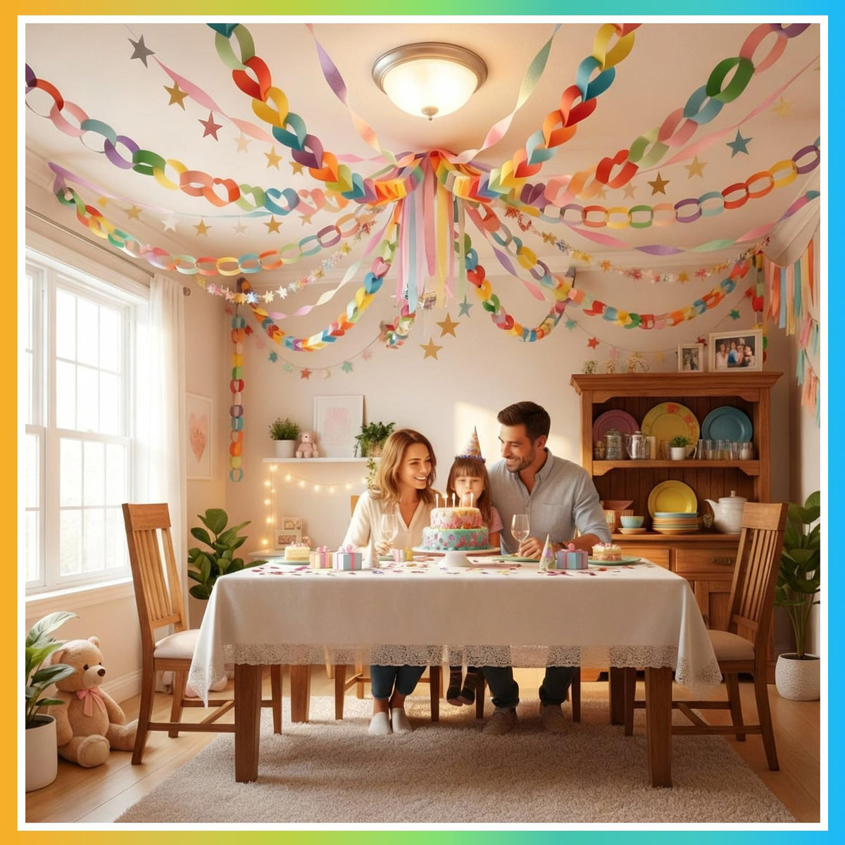 Taobary wall/window/ceiling decor enhances any celebration or classroom display.