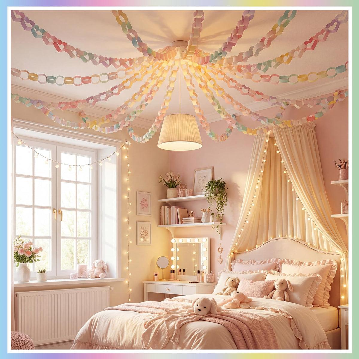 TaoBary garland for windows, doors, and ceilings.