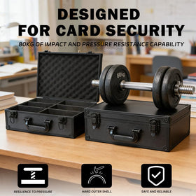 TAOPOWER water-resistant hard-shell design protects cards from moisture and impact