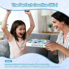 Kid using Taotuo kit creates hands-on, creative art