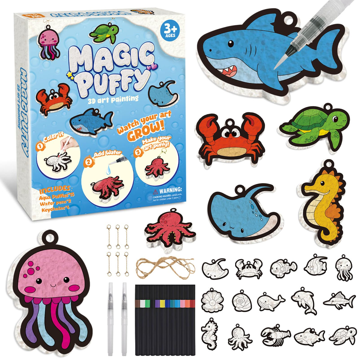 Taotuo Magic Foam Kit box: all-in-one art set for kids