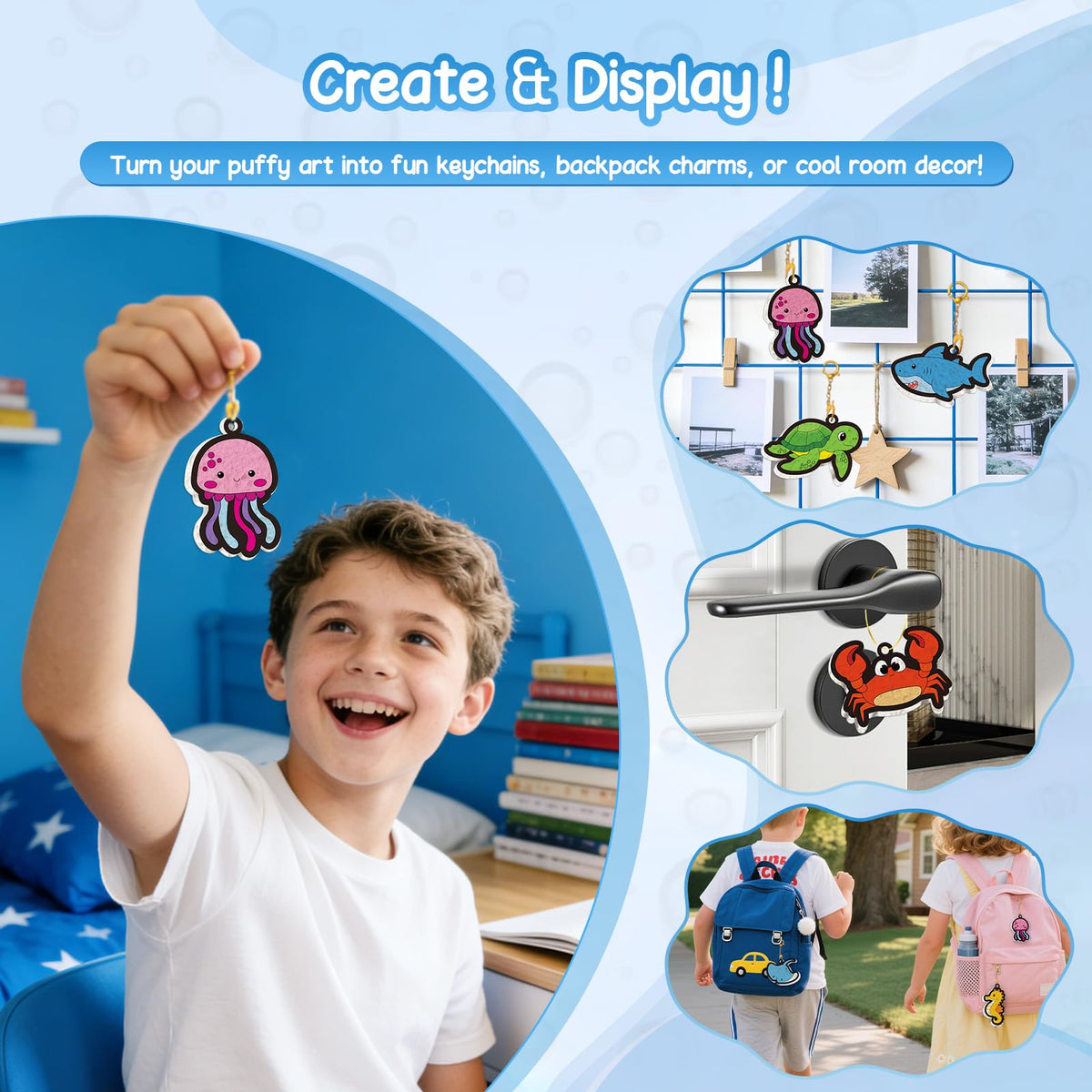 Taotuo Magic Foam water pens activate puffing for mess-free play