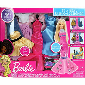 Tara Toys Barbie Fashion Designer Kit fabric for real outfits and creative play.