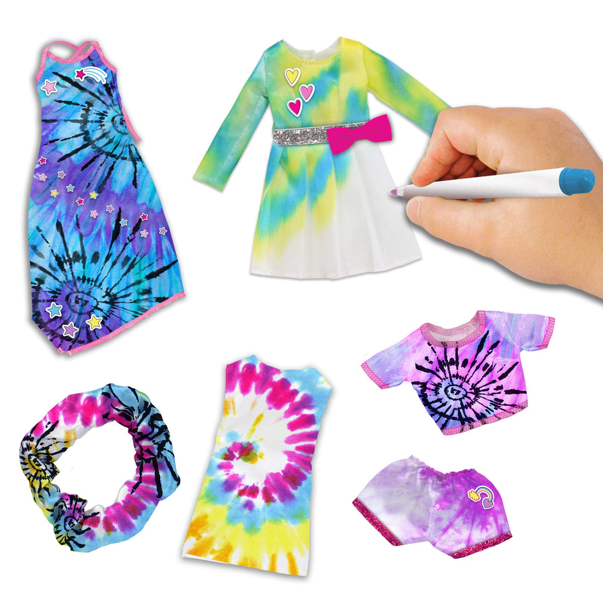 Tara Toys water-based markers ensure safe, mess-free fabric coloring