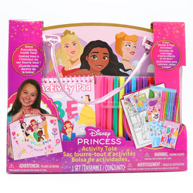 Tara Toys Disney Princess Tote with coloring books for on-the-go creativity.
