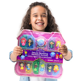 Tara Toys Disney Princess necklace kit castle carry case keeps supplies organized