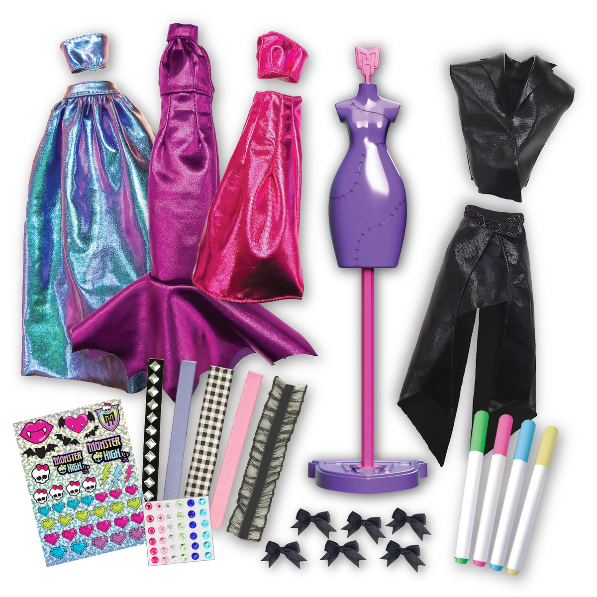 Tara Toys Monster High stickers and fabric for customizing outfits