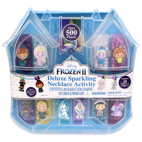 Tara Toys Frozen 2 Deluxe necklace kit castle case keeps accessories organized and portable.